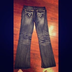 Gorgeous Rock Revival dark boot cut jeans ❤️❤️